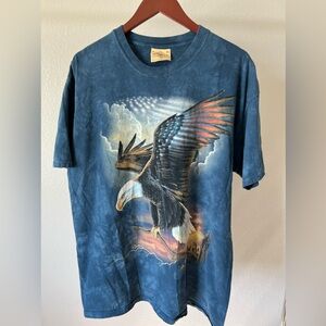The Mountain Tee Vintage XL Eagle American Flag